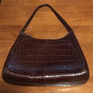 Brown medium size handbag